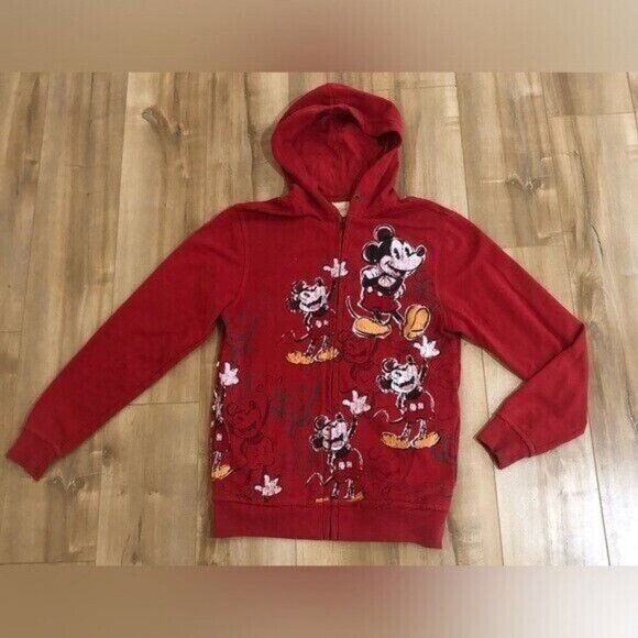 𝅺Mickey Mouse zip up hoodie Wonen’s size XS (0015) - Picture 1 of 7